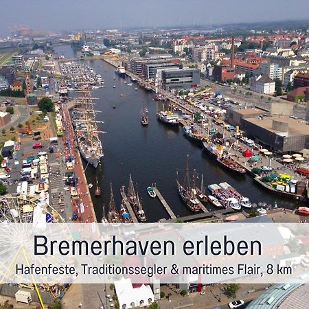 "Lilie" In Geestland-Langen, Ideal Fuer Familien & Homeoffice - Wlan & Parkplatz - 3 Zimmer, Balkon - Nahe Bremerhaven Exterior foto